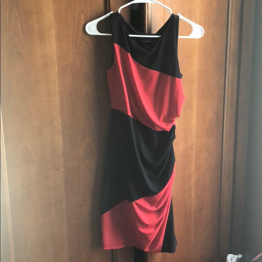 Black and red dress